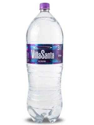 Agua Alcalina VillaSanta de 3 Litros - Pack de 6