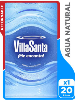 Recarga Agua VillaSanta 20 Litros