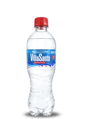 Agua VillaSanta con Gas de 600 ml. - Pack de 12