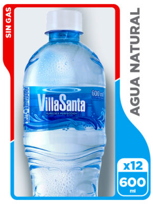 Agua VillaSanta de 600 ml. - Pack de 12