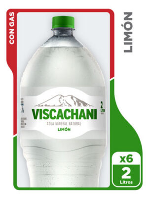 Agua Mineral Viscachani Limón 2 Lts. - 6 Pack