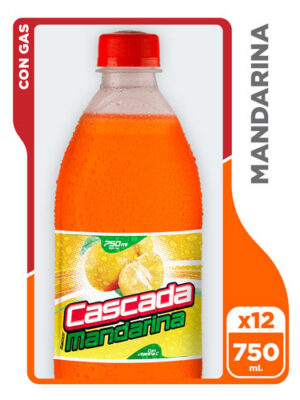Gaseosa Cascada Mandarina de 750 ml – Pack de 12