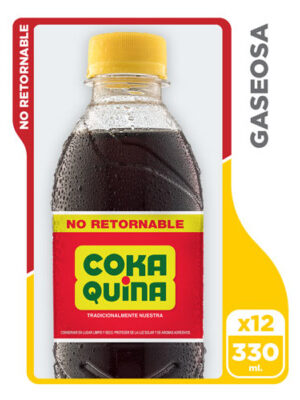 Gaseosa Coka Quina de 330 ml -  Pack de 12
