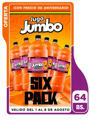 Jugo Jumbo Durazno-Damasco de 2,5 litros