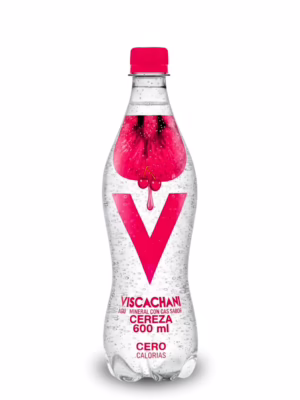 Agua Mineral con gas Viscachani Cereza 600 ml - Pack de 6