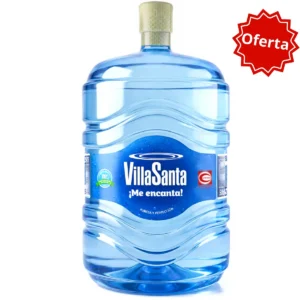 Botellón nuevo 20 litros+ Agua Natural VillaSanta