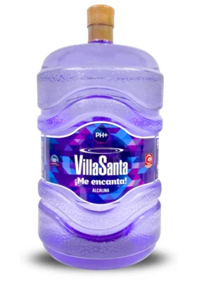 Botellón nuevo 20 Litros + Agua Alcalina VillaSanta