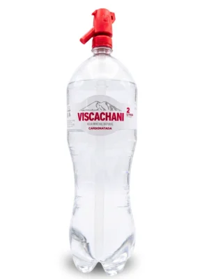 Agua Viscachani con gas tapa sifón de 2 litros - Pack de 6
