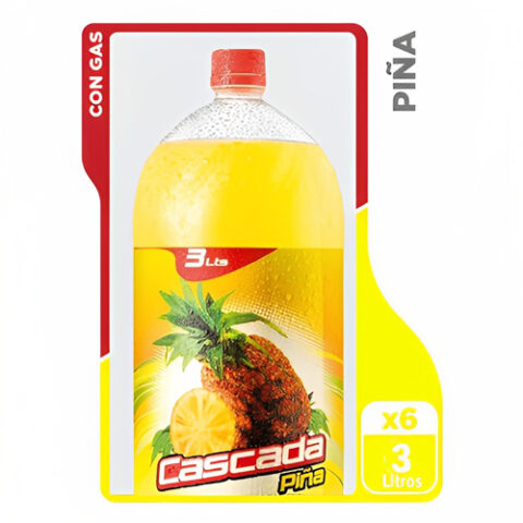 Gaseosa Cascada Piña 3 Lts. – Pack de 6 | Grupo Cascada