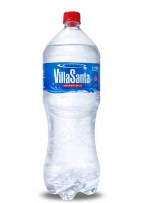 VillaSanta Agua con gas 2 Litros - Pack de 6