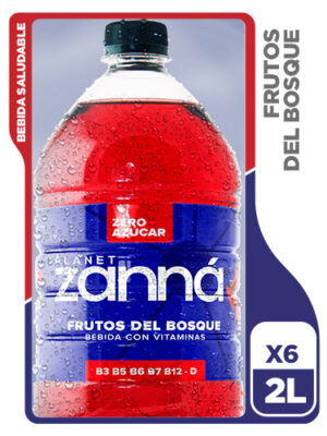 Planet Zanná de 2 litros Frutos del Bosque