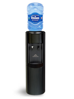 Dispensador  Agua Fría y Natural  con Protector Anti-derrame black
